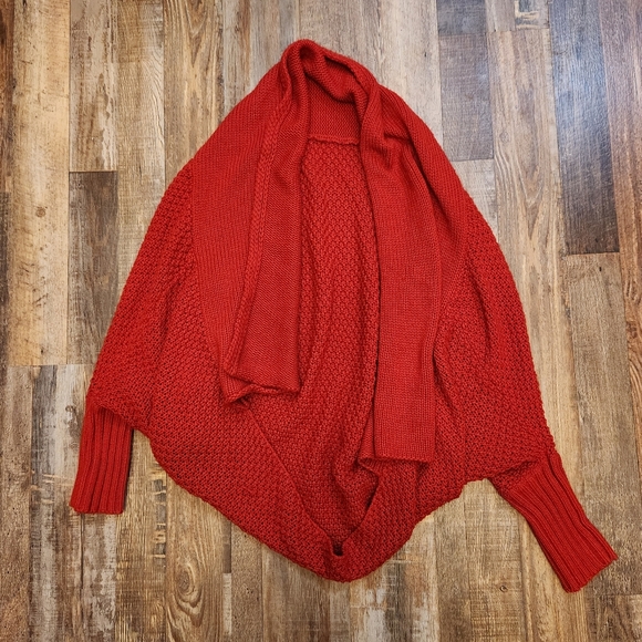 Red Dolman Sweater - Picture 2 of 3